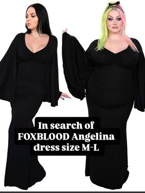 ISO FOXBLOOD Angelina dress size M
